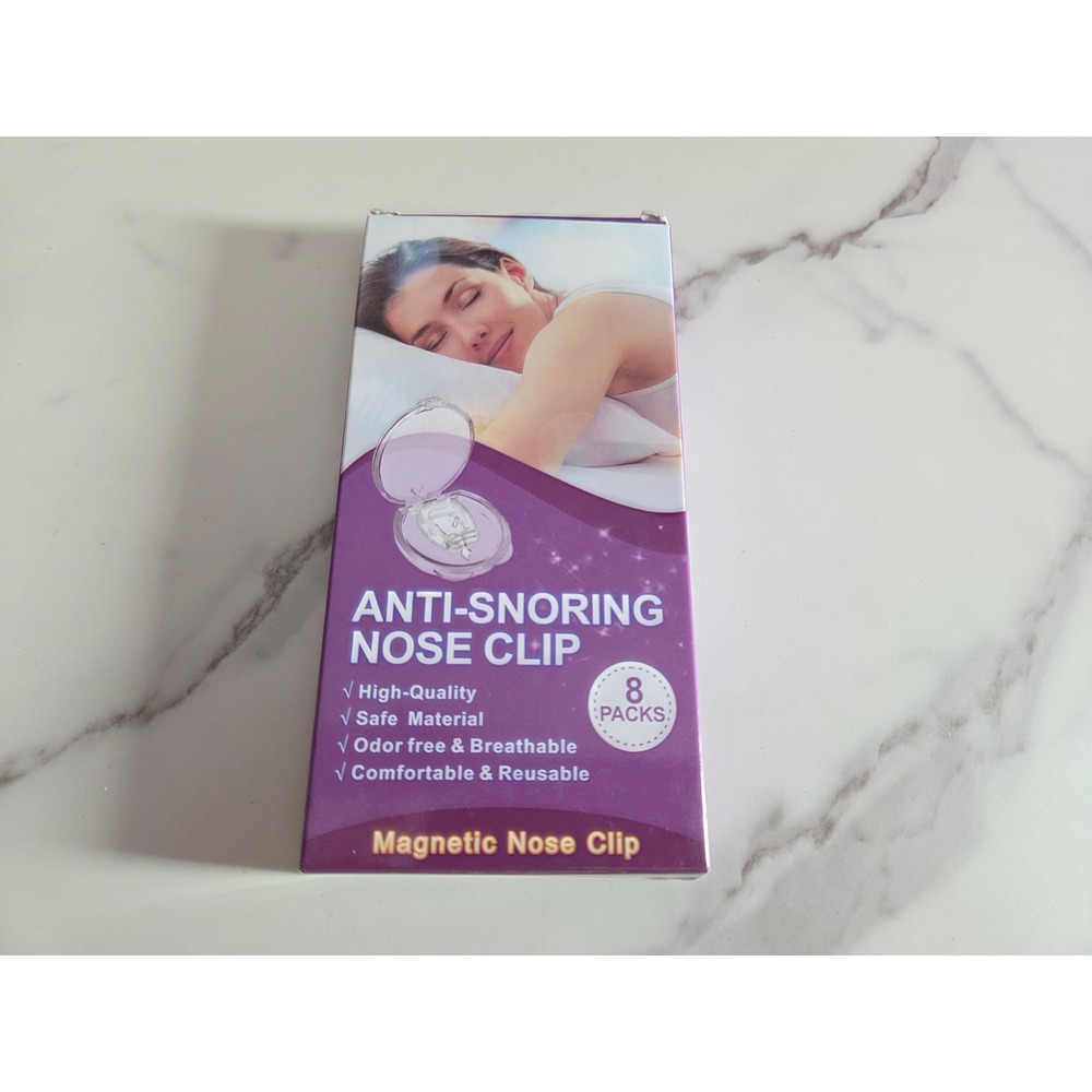 8 Pack Anti‎ Snoring Nose Clip Magnetic Silicone Sleep Aid Device Men Women New
